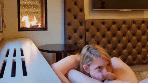 Our 9th Hotel Surfing video where we have some intimate activities by the fire.